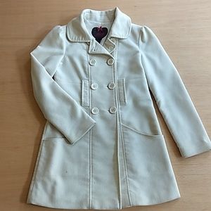Jack By Dakota Double Breasted Cream Coat